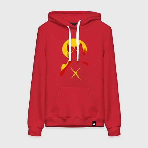 Женская толстовка-худи Going to new world / Красный – фото 1