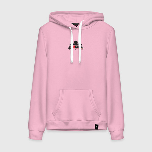 Женская толстовка-худи WorkOut: GTA V Style / Светло-розовый – фото 1