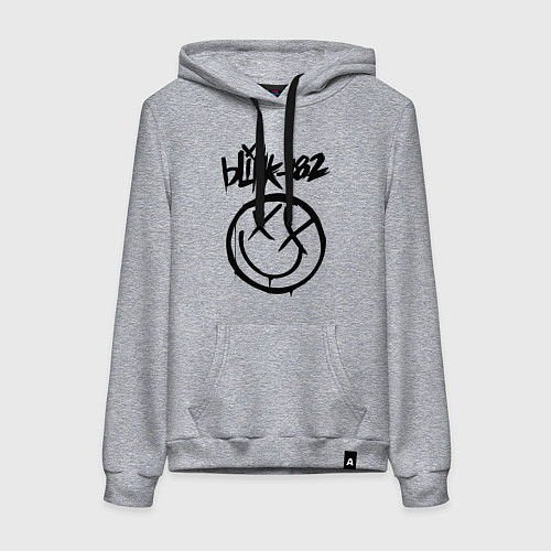 Женская толстовка-худи BLINK-182 / Меланж – фото 1