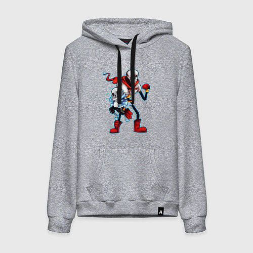 Женская толстовка-худи UNDERTALE / Меланж – фото 1