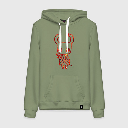 Женская толстовка-худи Hollow Knight / Авокадо – фото 1