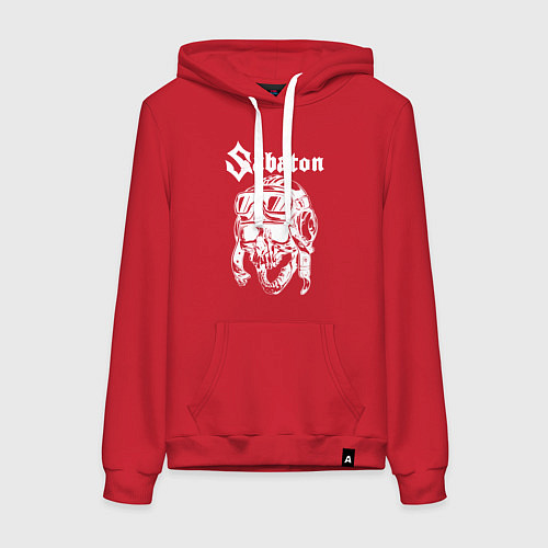 Женская толстовка-худи Sabaton / Красный – фото 1