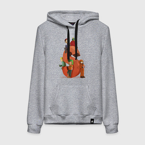 Женская толстовка-худи SOUTH PARK / Меланж – фото 1