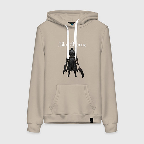 Женская толстовка-худи Bloodborne / Миндальный – фото 1