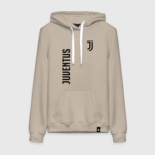 Женская толстовка-худи JUVENTUS / Миндальный – фото 1