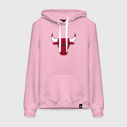 Женская толстовка-худи Chicago Bulls / Светло-розовый – фото 1