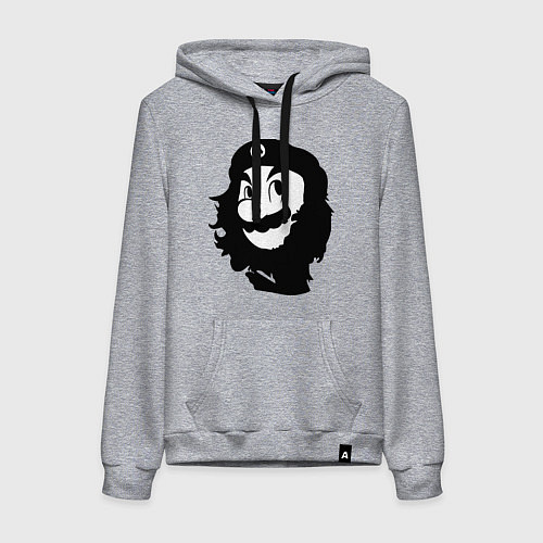 Женская толстовка-худи Che Mario / Меланж – фото 1