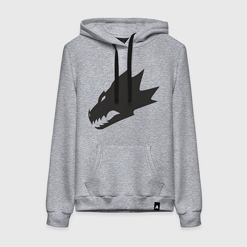 Женская толстовка-худи Саламандры (Salamanders) / Меланж – фото 1