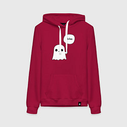 Толстовка-худи хлопковая женская My boo, цвет: маджента