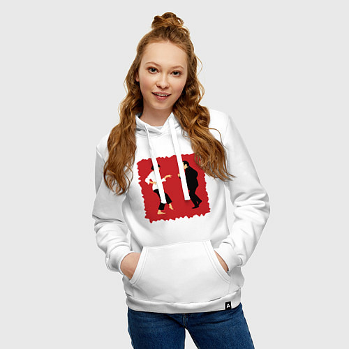 Женская толстовка-худи Dance mia vega / Белый – фото 3