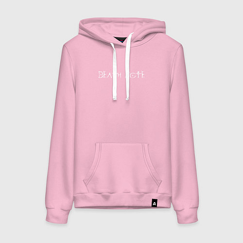 Женская толстовка-худи DEATH NOTE ТЕТРАДЬ СМЕРТИ / Светло-розовый – фото 1
