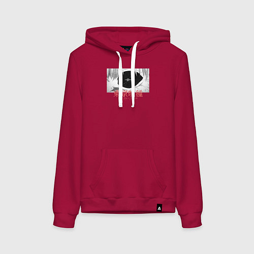 Женская толстовка-худи Tokyo Ghoul Токийский Гуль Кен / Маджента – фото 1