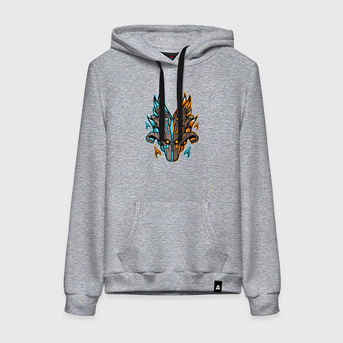 Женская толстовка-худи ДЖАГГЕРНАУТ / Меланж – фото 1