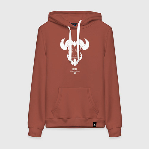 Женская толстовка-худи Riki stealth assassin из dota 2 / Кирпичный – фото 1