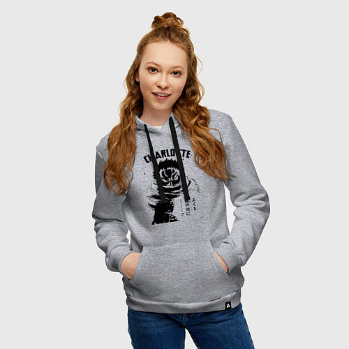 Женская толстовка-худи Шарлотта Катакури One Piece / Меланж – фото 3