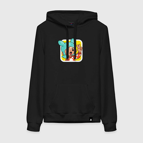 Женская толстовка-худи Icon Toca Boca / Черный – фото 1