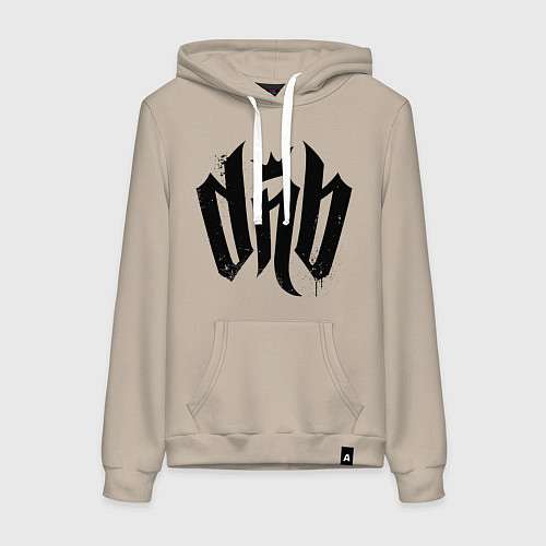 Женская толстовка-худи DnВ / Миндальный – фото 1