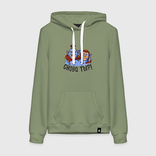 Женская толстовка-худи Огр Маг / Авокадо – фото 1