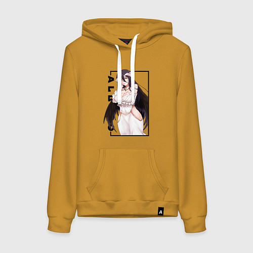 Женская толстовка-худи Альбедо Albedo Повелитель / Горчичный – фото 1