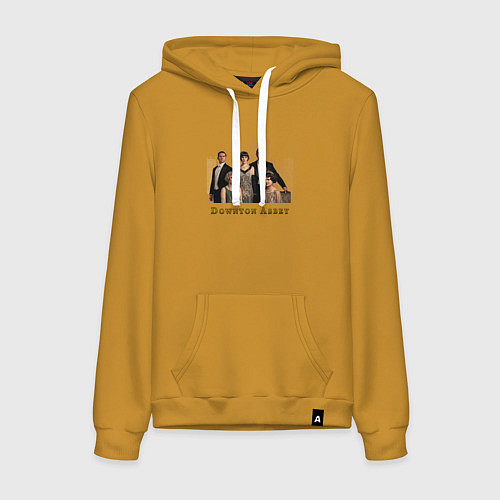 Женская толстовка-худи Downton Abbey Аббатство Даунтон / Горчичный – фото 1