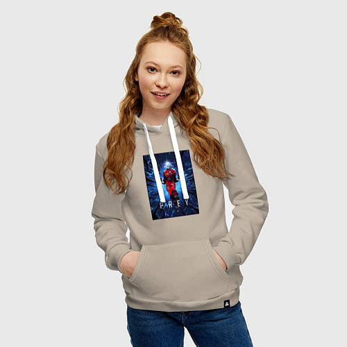 Женская толстовка-худи Prey, Морган Ю / Миндальный – фото 3