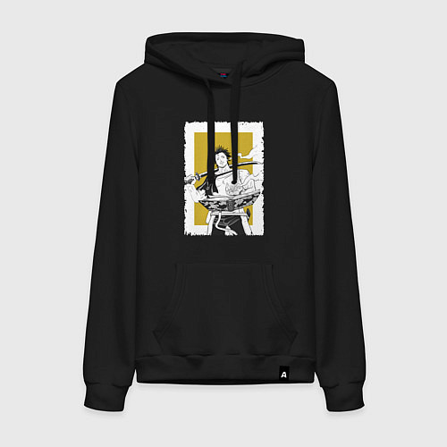 Женская толстовка-худи Стильный Ями / Черный – фото 1