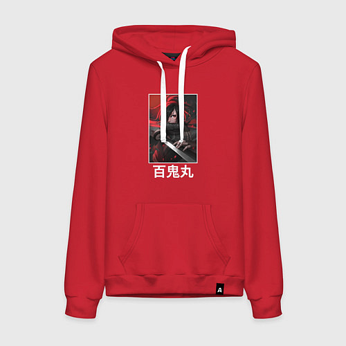 Женская толстовка-худи Взгляд Хяккимару / Красный – фото 1