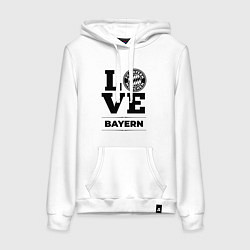 Женская толстовка-худи Bayern Love Классика