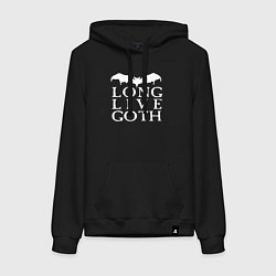Женская толстовка-худи Long Live Goth