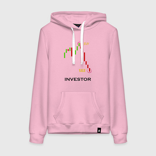 Женская толстовка-худи Investor / Светло-розовый – фото 1