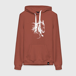 Женская толстовка-худи Лошадиная голова