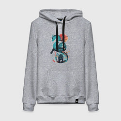 Женская толстовка-худи История Тихоро и Хаку