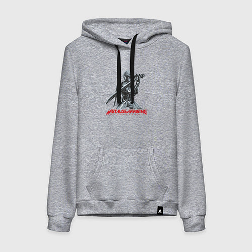 Женская толстовка-худи Райден из Metal Gear Rising с мечом / Меланж – фото 1