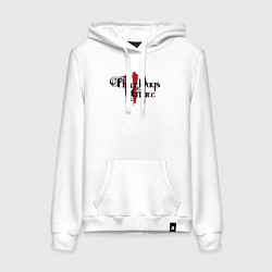 Толстовка-худи хлопковая женская Three Days Grace Combined, цвет: белый