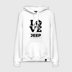 Женская толстовка-худи Jeep Love Classic