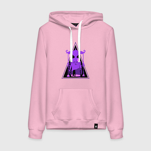 Женская толстовка-худи Геншин Импакт Скарамучча / Светло-розовый – фото 1