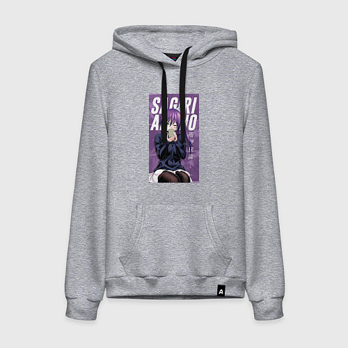 Женская толстовка-худи Sagiri Ameno - Юна из гостиницы Юраги / Меланж – фото 1