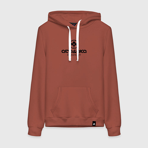 Женская толстовка-худи Cyberpunk - Arasaka Academy / Кирпичный – фото 1