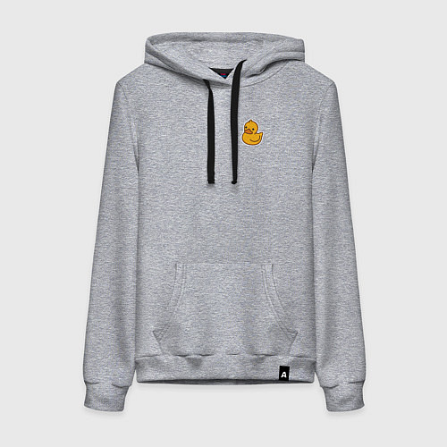 Женская толстовка-худи Утенок / Меланж – фото 1