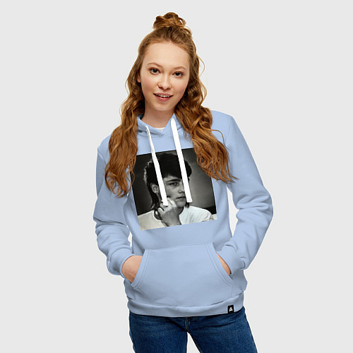 Женская толстовка-худи Ю Шатунов / Мягкое небо – фото 3