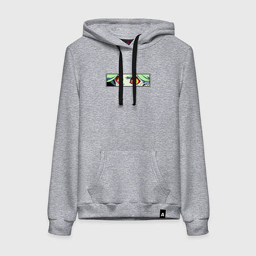 Женская толстовка-худи Ребекка из Киберпанка: Глаза / Меланж – фото 1