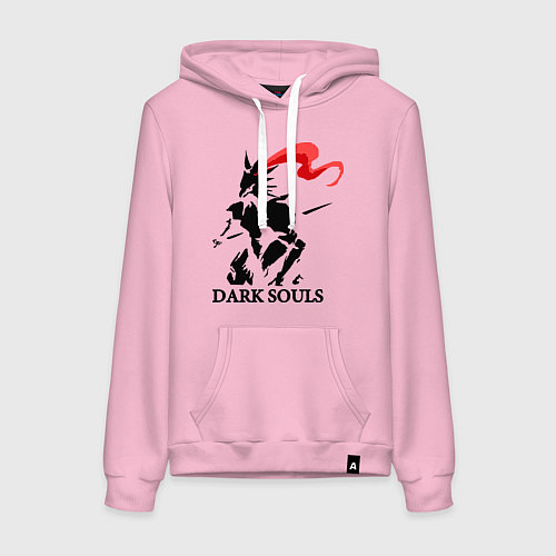 Женская толстовка-худи Dark Souls / Светло-розовый – фото 1