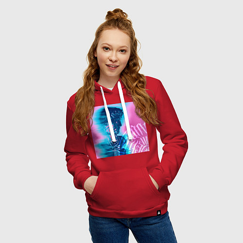 Женская толстовка-худи Neo-David / Красный – фото 3