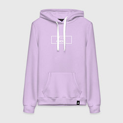 Толстовка-худи хлопковая женская I am a ghoul, цвет: лаванда