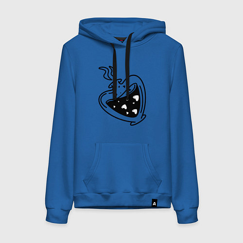 Женская толстовка-худи Love potion / Синий – фото 1