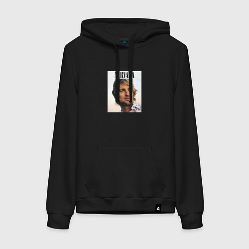 Женская толстовка-худи Nirvana Оуэн Уилсон пародия / Черный – фото 1