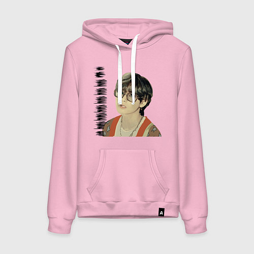 Женская толстовка-худи Тэхен и Чонгук / Светло-розовый – фото 1