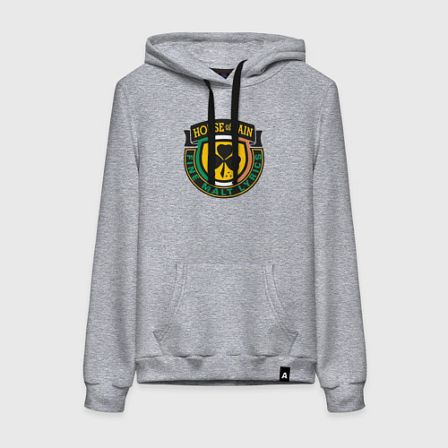 Женская толстовка-худи House of pain / Меланж – фото 1