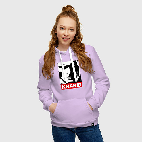 Женская толстовка-худи Obey Khabib / Лаванда – фото 3