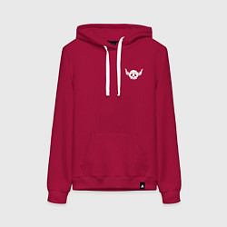 Толстовка-худи хлопковая женская Мертвец - Смертельная игра мёртвой горы, цвет: маджента